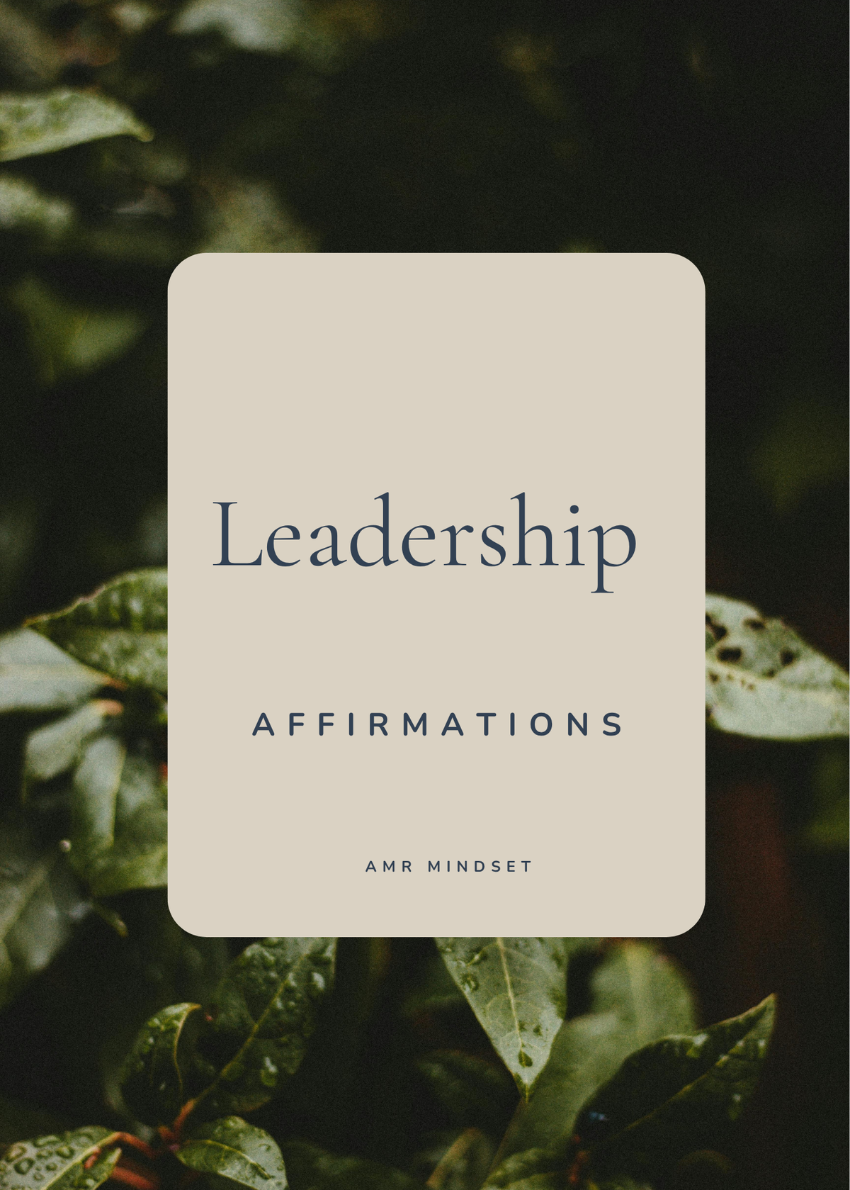 Leadership Affirmation Cards