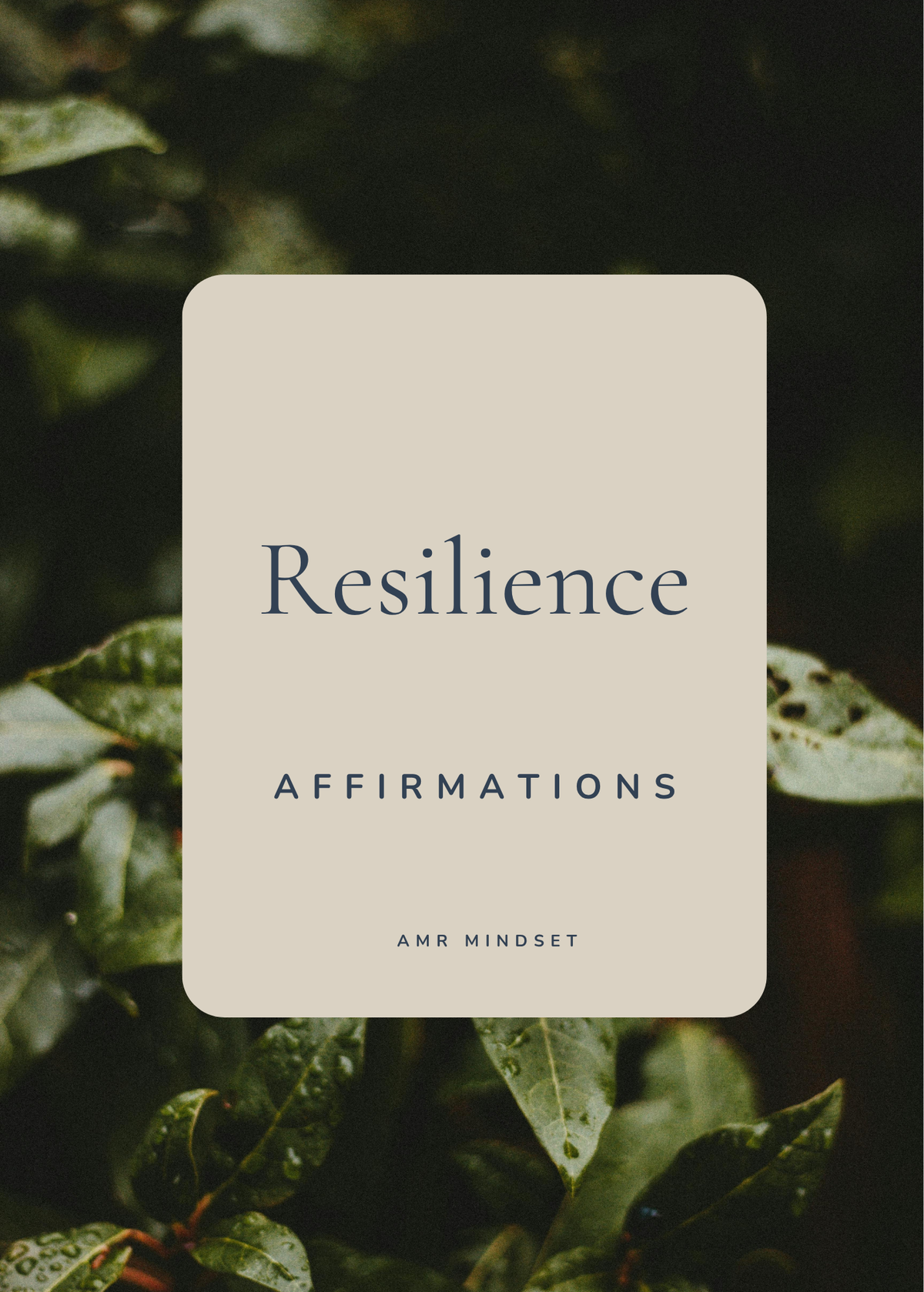 Resilience Affirmation Cards